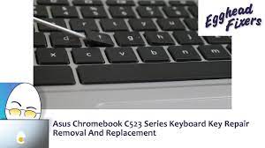 Asus Chromebook C523 Series Keyboard Key Repair Removal And Replacement Youtube