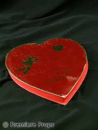 Make a novelty box for valentine's day in the shape of a heart. My Bloody Valentine Candy Box Movie Props