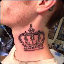 7 wrist king + queen tattoo. Tat King Joelbaca Ih Laying Crowns And Other Sovereign Inks Idlehandsf Email Him At Joelbaca2 Gmail Com Or Come By The Shop Idlehandsf Idlehandtattoo Jo Crown Tattoo Men Crown Neck Tattoo Neck Tattoo