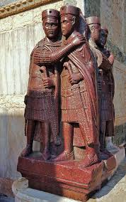 The Porphyry Tetrarchs Of Venice Art History Roman Sculpture Roman Art