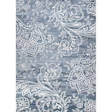 Download this premium vector about blue and white floral seamless pattern, and discover more than 13 million professional graphic resources on freepik. Charlton Home Karmane Floral White Blue Area Rug Reviews Wayfair