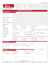 What is kyc details in sbi bank? Indian Bank Kyc Form Fill Online Printable Fillable Blank Pdffiller