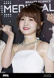 Japanese singer Hitomi Honda, members of South Korean-Japanese project  K-Pop girl group IZ*ONE, attend a photo call for the '2018 Mnet Asia Music  Awards' at Dongdaemun Design Plaza (DDP) in Seoul, South