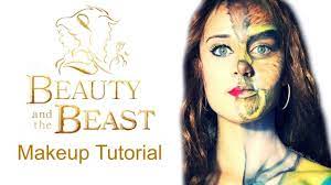 Half Beauty Half Beast Makeup Tutorial Beauty The Beast Samantha Makeup Tutorial Beauty And The Beast Movie Beauty And The Beast