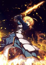 Excalibur Saber Fate Stay Night Anime Anime Fate Anime Series