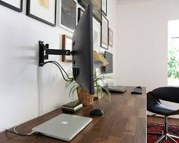 Tips To Hide Electronic Cords In An Office Wall Mounted Desk Home Decor Home