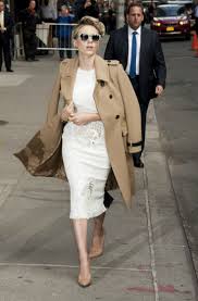 Looking to upgrade this winter though and the vince one you linked is gorgeous! Celebrity Look Retro Pixie Cut Camel Coat Tanned Heels And Amazing Detailed White Dress Luvtolook Virtual Styling