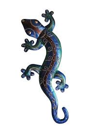 Metal Gecko Outdoor Wall Art 110 Cm Deluxe Swirl Blue From Earth Homewares Southwest Wall Art Outdoor Metal Wall Art Cool Art