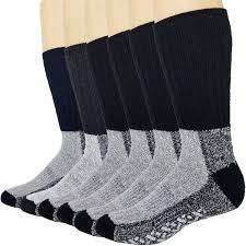 Debra Weitzner Thermal Socks Merino Wool Socks For Women And Men 6 Pairs Of Extra Mens Warm Socks Winter Socks Hiking Socks Boot Socks By Debra Weitzner Grey 9 11 Walmart Com Walmart Com