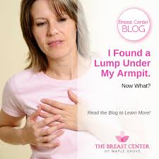 It is impossible to diagnose a breast lump just by touch, so it is important for you to speak with your doctor if you notice changes to your breasts. I Found A Lump Under My Armpit What Now Breast Center Maple Grove
