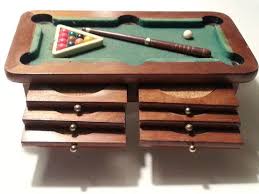 Rare Pool Table Billiards Coaster Set Mid Century Modern Bar Room Decor Billiards Man Cave Home Bar