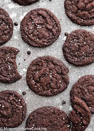 Eggless Dark Chocolate Cookies Mommy S Home Cooking