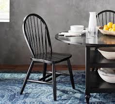 Solid wood dining room chairs. Windsor Dining Chair Pottery Barn