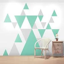 Paint your house, color your life merealisasikan ruang impian anda. 17 Cat Dinding Motif Geometri Ideas Wall Paint Designs Geometric Wall Geometric Wall Paint