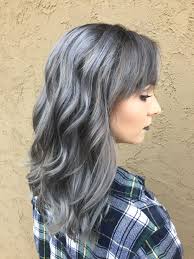 Grey Hair By Parish Harrell Loxx By Natalie And Co Grey Hair Silver Hair Balayage Roots Long Hair Balayage Hair Hair Color Grey Silver Ombre Hair Color