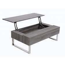 At first a compact table, this wood and white lacquer find can stretch its top 360 degrees. Lift Up Coffee Table Glossy White