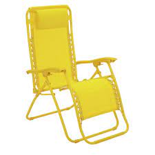 Zero gravity outdoor chairs are adjustable lounge seats that conform to the user's body. Buy Argos Home Zero Gravity Sun Lounger Yellow Garden Chairs And Sun Loungers Argos
