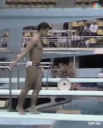Sports emoticons 'diving' is animated in 41 frames, the animation is 4.9 seconds long and loops continously. Greg Louganis Gifs Get The Best Gif On Giphy