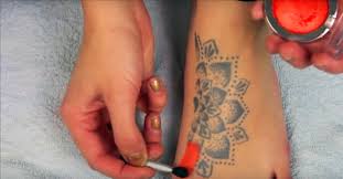 What can you put over your tattoo to cover it? Here S A Technique To Magically Cover Up Your Tattoos With Drugstore Makeup Cute Diy Projects