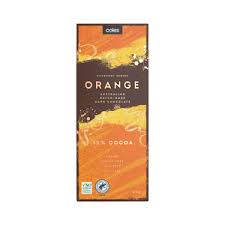 Coles Vegan Dark Chocolate Orange Coles Online