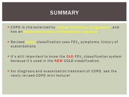 The 2011 gold classification for copd: New Copd Gold Classification Ppt Video Online Download