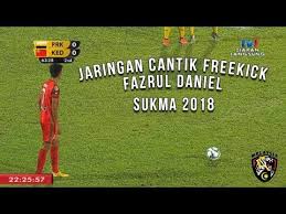 Hasil akhir final sepak bola asian games 2018: Fazrul Daniel Vs Perak Freekick Sukma 2018 Perak Vs Kedah Youtube