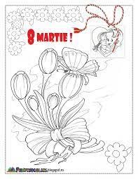 In anul 1911, in urma deciziei luate cu un an inainte in cadrul congresului din danemarca, ziua internationala a femeii este. Imagini Pentru Felicitari 8 Martie Colorat Cat Coloring Page Parchment Craft Diy And Crafts
