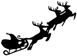 Download Svg Files Santa Sleigh Silhouette Clip Art Pictures Santa Sketch