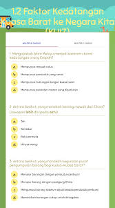 Faktor kedatangan barat abad ke 16 abad ke 17 & 18 abad ke 19 & 20 pembetulan fakta canton adalah ghuangzhou. 1 2 Faktor Kedatangan Kuasa Barat Ke Negara Kita Kuiz Interactive Worksheet By G Lin Wizer Me