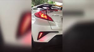 Shop the top 25 most popular 1 at the. 2017 Toyota C Hr Rear Bumper Reflector Led Light Youtube