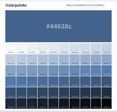 Click on a color name or hex code to preview the color as the page background and get matching web design color palettes. Hex Color Code 44638c Pantone 18 4029 Tpg Federal Blue Color Information Hsl Rgb Pantone
