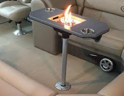 Pedestal Pontoon Fireplace Pontoon Boat Accessories Boat Accessories Pontoon