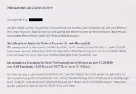 Allerdings solltest du ohnehin frühzeitig kündigen, da du ohne kündigung keine guten verlängerungsangebote von der telekom erhalten wirst. Telekom Preiserhohung Auch Fur Alte T Net Tarife Tarif4you De