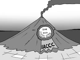 Political Cartoon Mayon Rising Barangay Rp