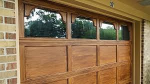 How To Paint Your Garage A Faux Wood Finish Today S Homeowner Faux Wood Garage Door Garage Door Design Garage Door Styles