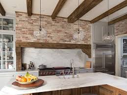 49 Brick Kitchen Design Ideas Tile Backsplash Accent Walls Exposed Brick Kitchen Brick Wall Kitchen Rustic Kitchen