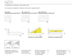 Ingombro letto con imbottitura piatta. Letto Matrimoniale Nizza Imbottito Con Contenitore