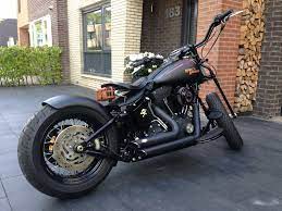 Harley Crossbones Custom Adjusted Rear Swing Arm Fender Solo Seat License Plate Holder Tail Light Turn Harley Davidson Harley Harley Davidson History