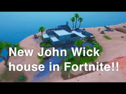 Please use code joogie in the item shop!. John Wick House Added To Fortnite Secret Chest Youtube