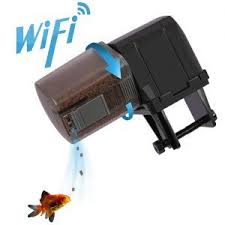 Hde Automatic Programmable Fish Feeder Black Automatic Fish Feeder Fish Feeder Smart Device