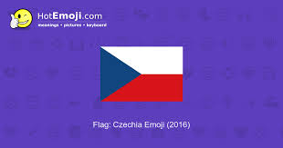 Czechia emoji after you submit. Flag Czechia Emoji Meaning With Pictures From A To Z