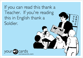 Good teachers are the ones who can challenge young minds without losing their own. ~ If You Can Read This Thank A Teacher If You Re Reading This In English Thank A Soldier Teacher Humor Teaching Humor Teacher Memes