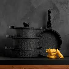 24 ay alışveriş kredili1.058,00tl44,08 x 24 taksit. Karaca Natureline Cold Stone 7 Parca Tencere Seti Karaca