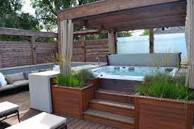 The Great Outdoors Top 10 Backyard Design Ideas In 2020 Hot Tub Backyard Hot Tub Landscaping Hot Tub Patio