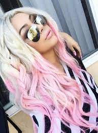 Blonde baby pink ombre hairstyle: Pin On Colorful Hair
