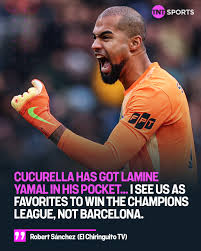 Chelsea's Robert Sanchez was feeling confident after their 3-0 victory over  Barcelona 👀