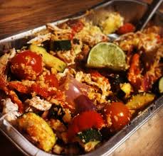 Add garbanzo beans, bell peppers, parsley, kale, onion and raisins. Mediterranean Vegetable Cauliflower Couscous Slimming World Sugar Pink Food