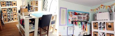If your craft room is a complete disaster area and you'd like to reorganize and redecorate, check out these 22 ideas for decorating on a budget. Craft Room Storage And Organization Ideas For Every Budget