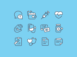 Medical Icon Set Medical Icon Icon Set Logo Design Health