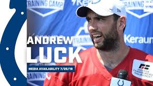 Andrew Luck On His Injury Progression At Training Camp